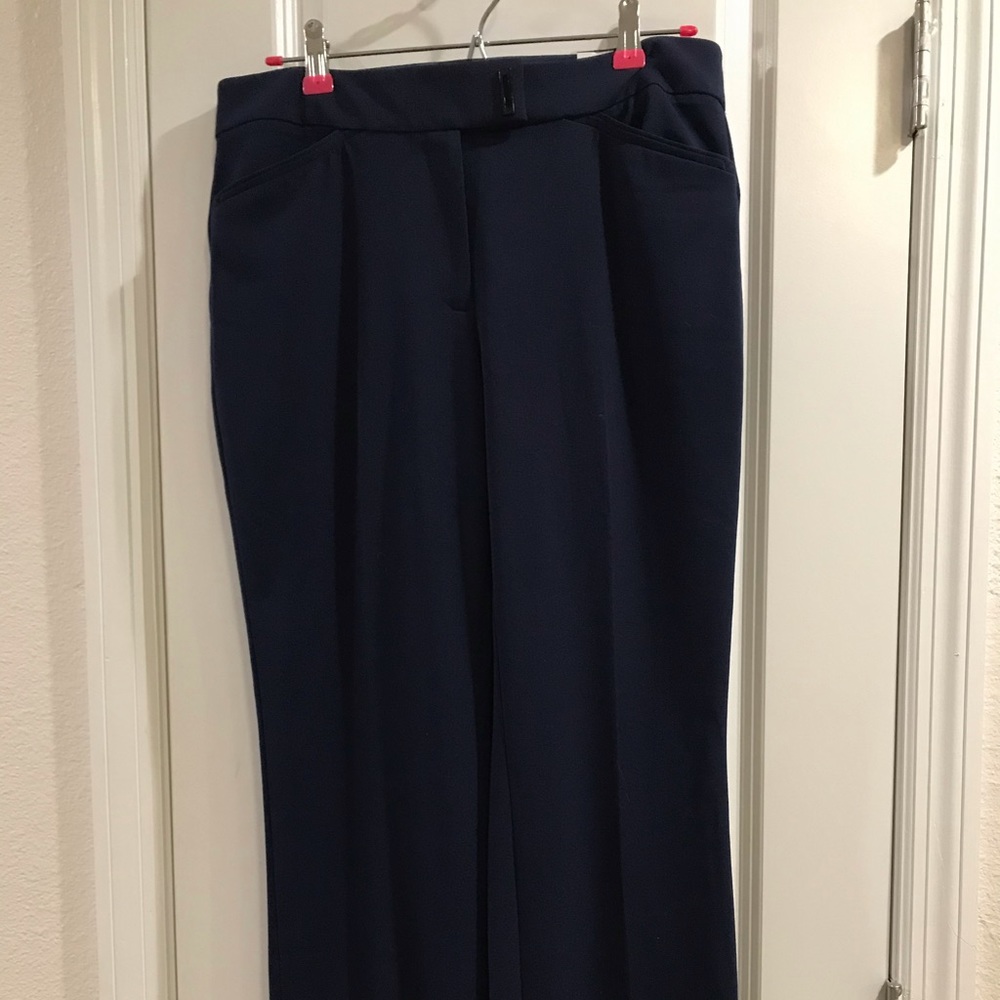 White House Black Market Navy Pant Sz 6 Short